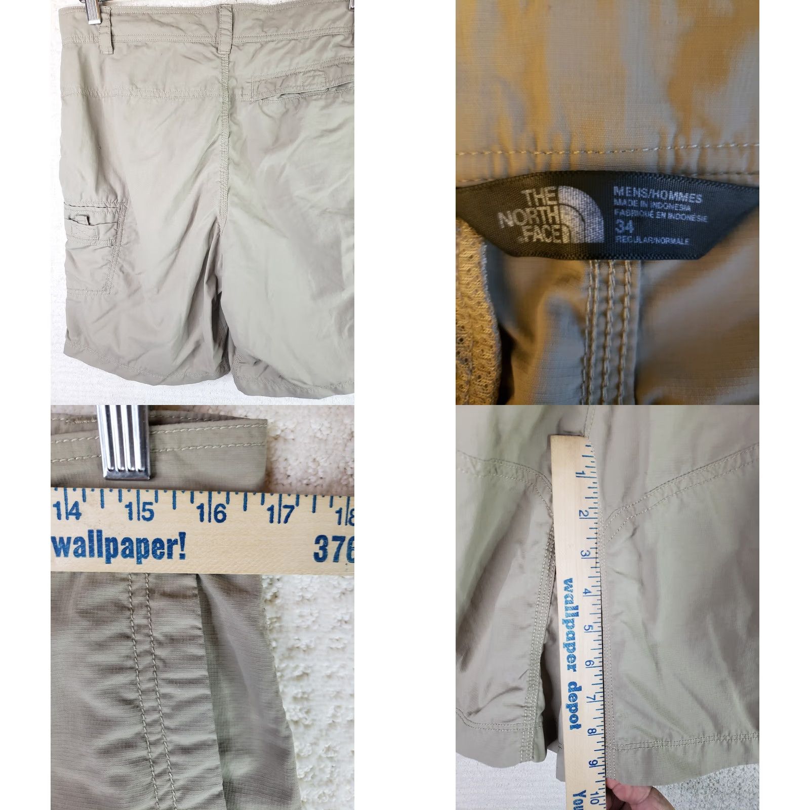 The North Face The North Face Shorts Mens 34 Beige Tan Chino Casual Hiking Golf Outdoors Size US 34 / EU 50 - 8 Thumbnail