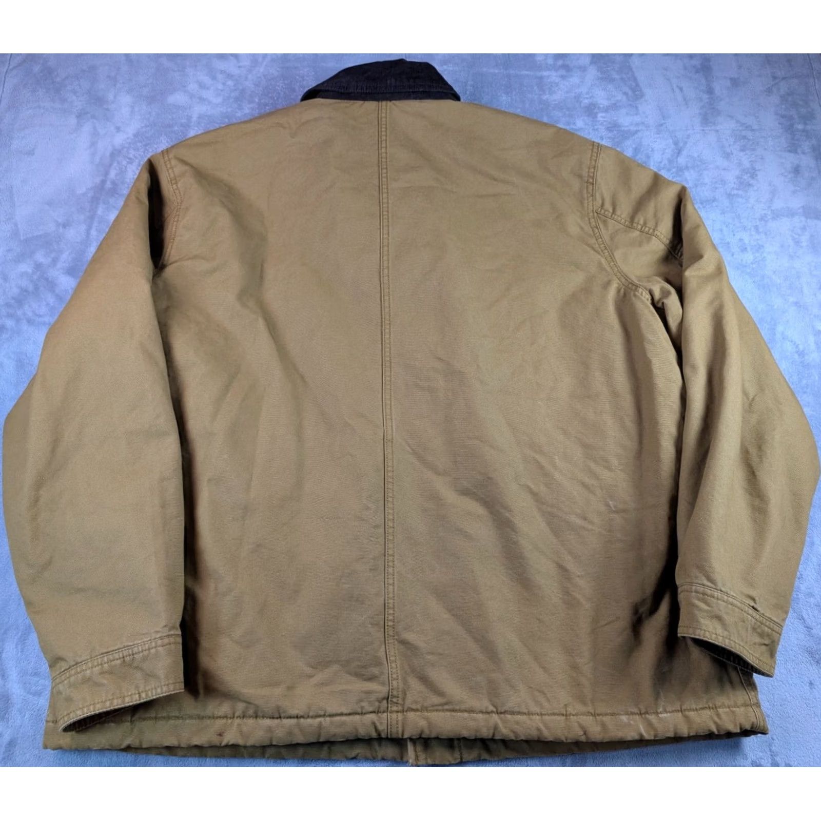 Old Navy Old Navy Jacket Men 2XL Tan Corduroy Collar Chore Coat Barn Flannel Lined Jacket Size US XXL / EU 58 / 5 - 4 Thumbnail