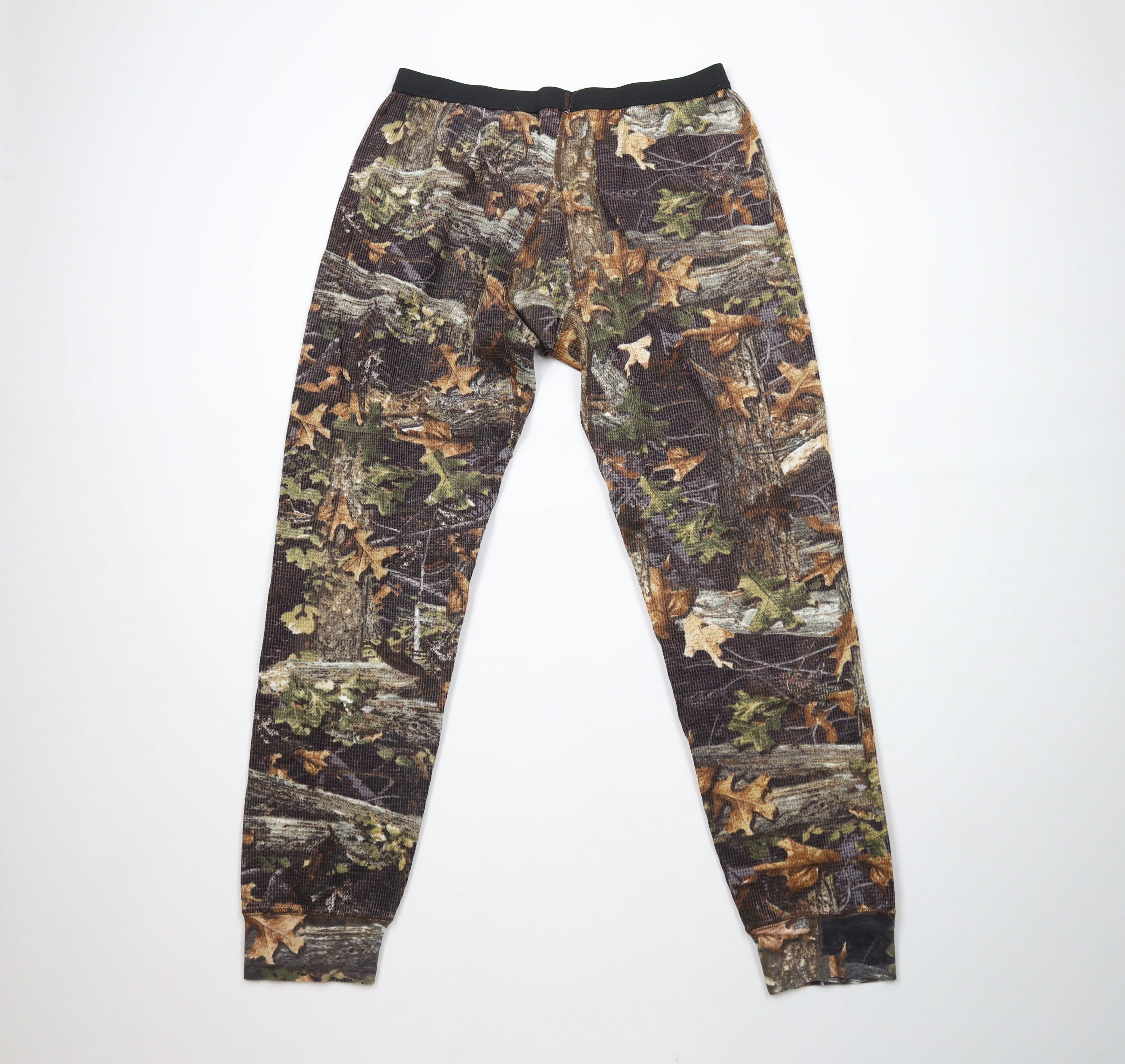 Vintage Vintage 90s Camouflage Thermal Waffle Knit Joggers Pants Size US 38 / EU 54 - 7 Thumbnail