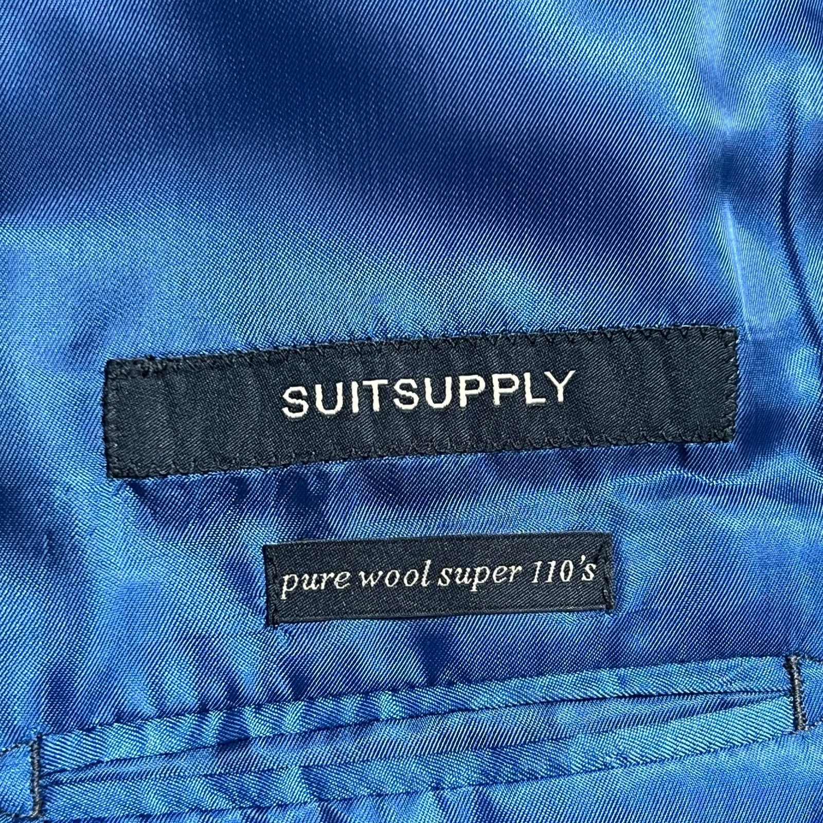 Suitsupply Suitsupply Blazer Wool Jacket Grey Pinhead Sz UE. 25 US 40 Size US M / EU 48-50 / 2 - 4 Thumbnail
