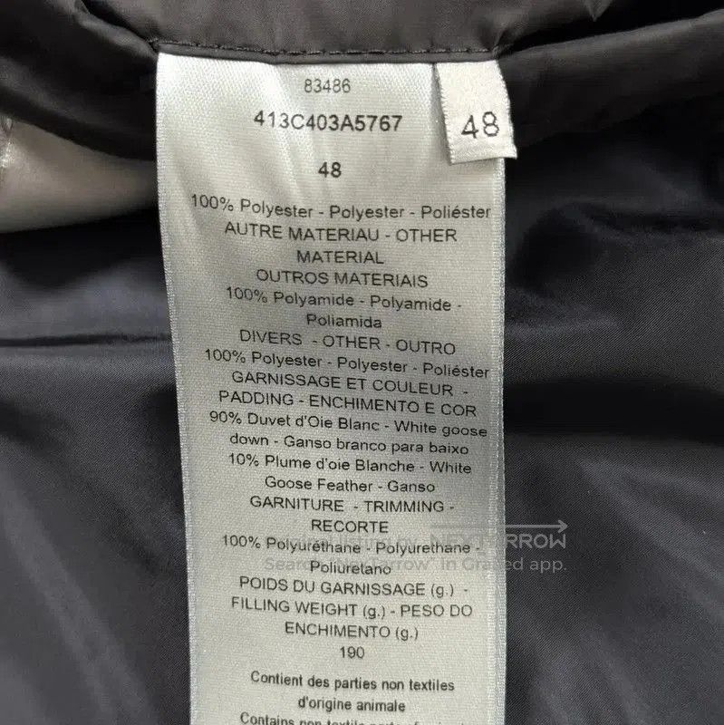 Dior Dior Men's Black Puffer Jacket . Size US M / EU 48-50 / 2 - 4 Thumbnail