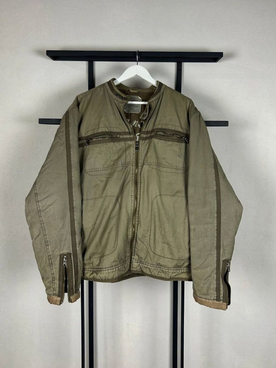 Japanese Brand Vintage Utility Zip Jacket Minimalist Military Olive Y2K Size US L / EU 52-54 / 3 - 1 Thumbnail