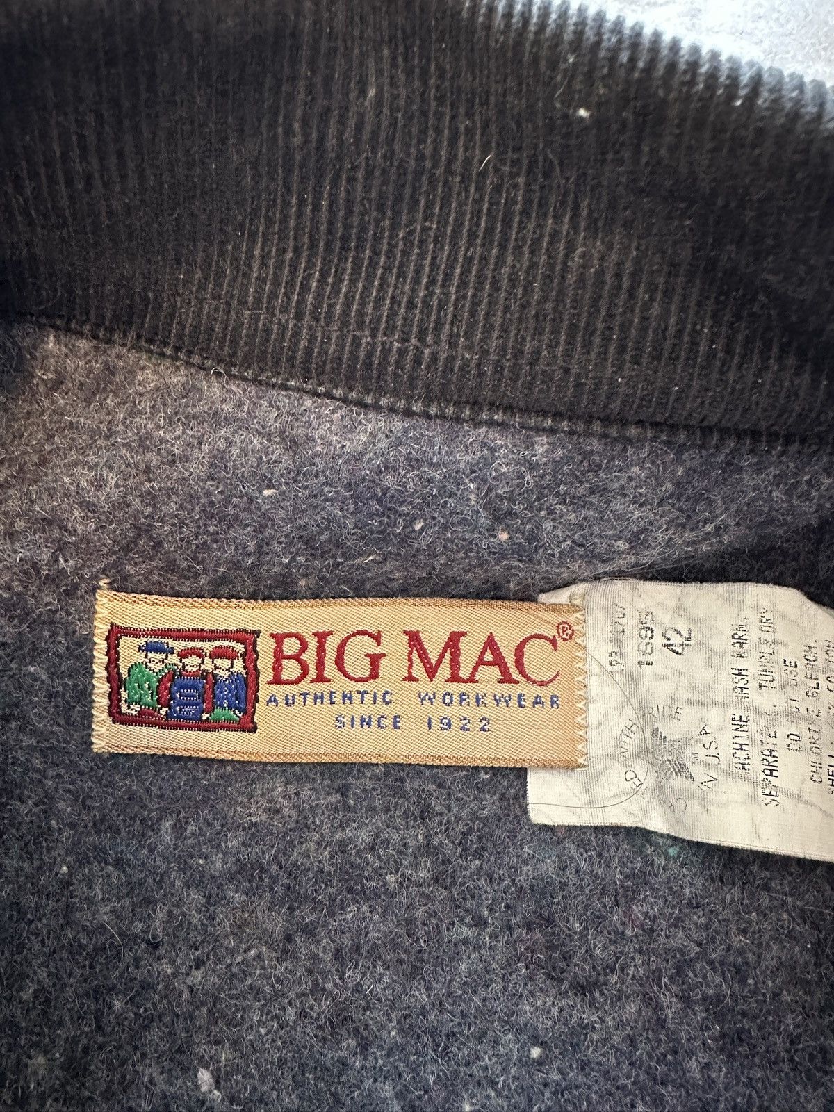 Big Mac Vtg Big Mac Denim Chore Coat Size US M / EU 48-50 / 2 - 2 Thumbnail