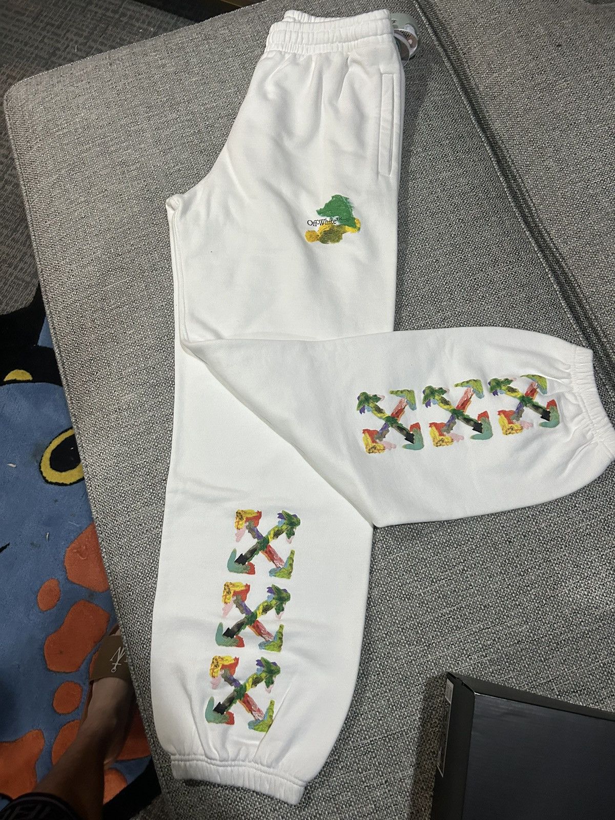 Designer × Off-White Off-White Brush Arrow Sweatpants Size US 32 / EU 48 - 1 Thumbnail