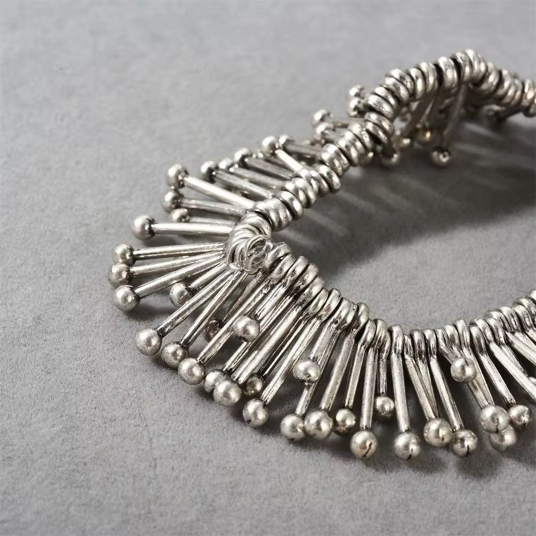 Japanese Brand × Jewelry Avant garde seaweed fringe bracelet chain aesthetic y2k Size ONE SIZE - 9 Thumbnail