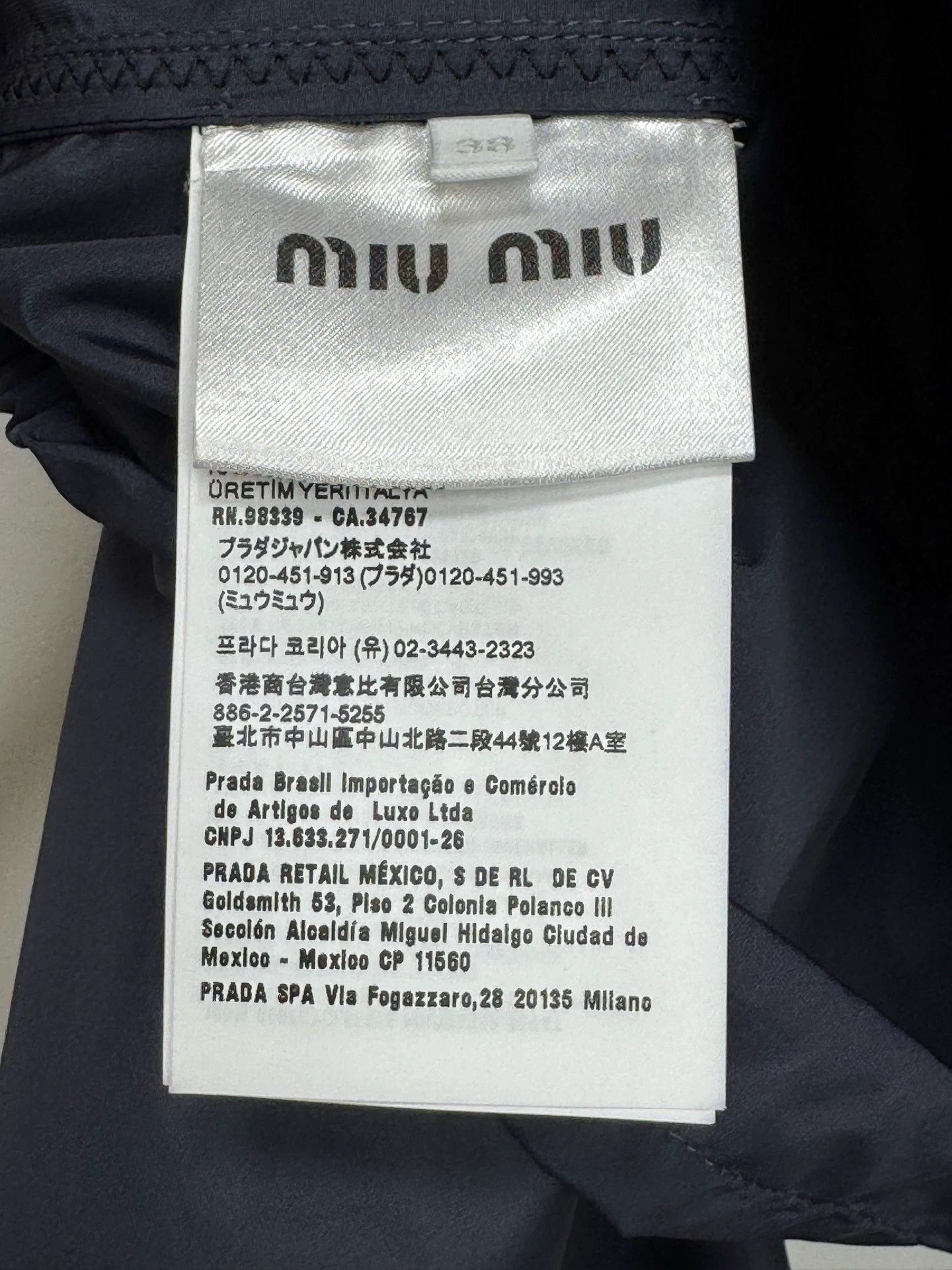 Miu Miu MIU MIU women's zipper trench coat Size XS / US 0-2 / IT 36-38 - 6 Thumbnail