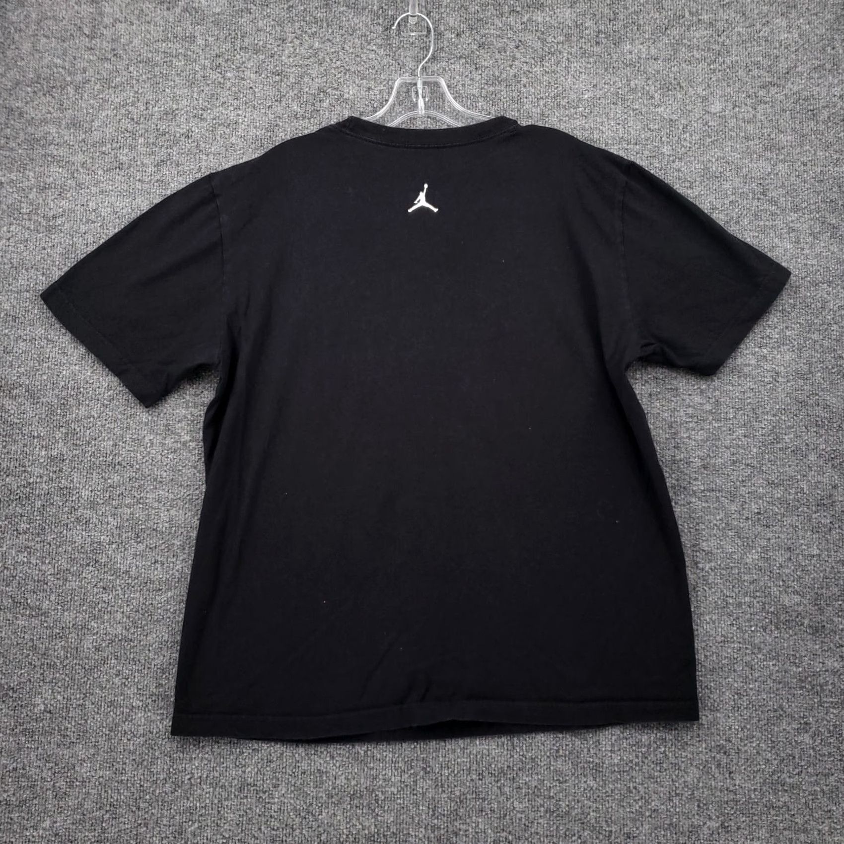 Jordan Brand Jordan T-Shirt Mens L Black Short Sleeve Logo Casual Size US L / EU 52-54 / 3 - 2 Thumbnail