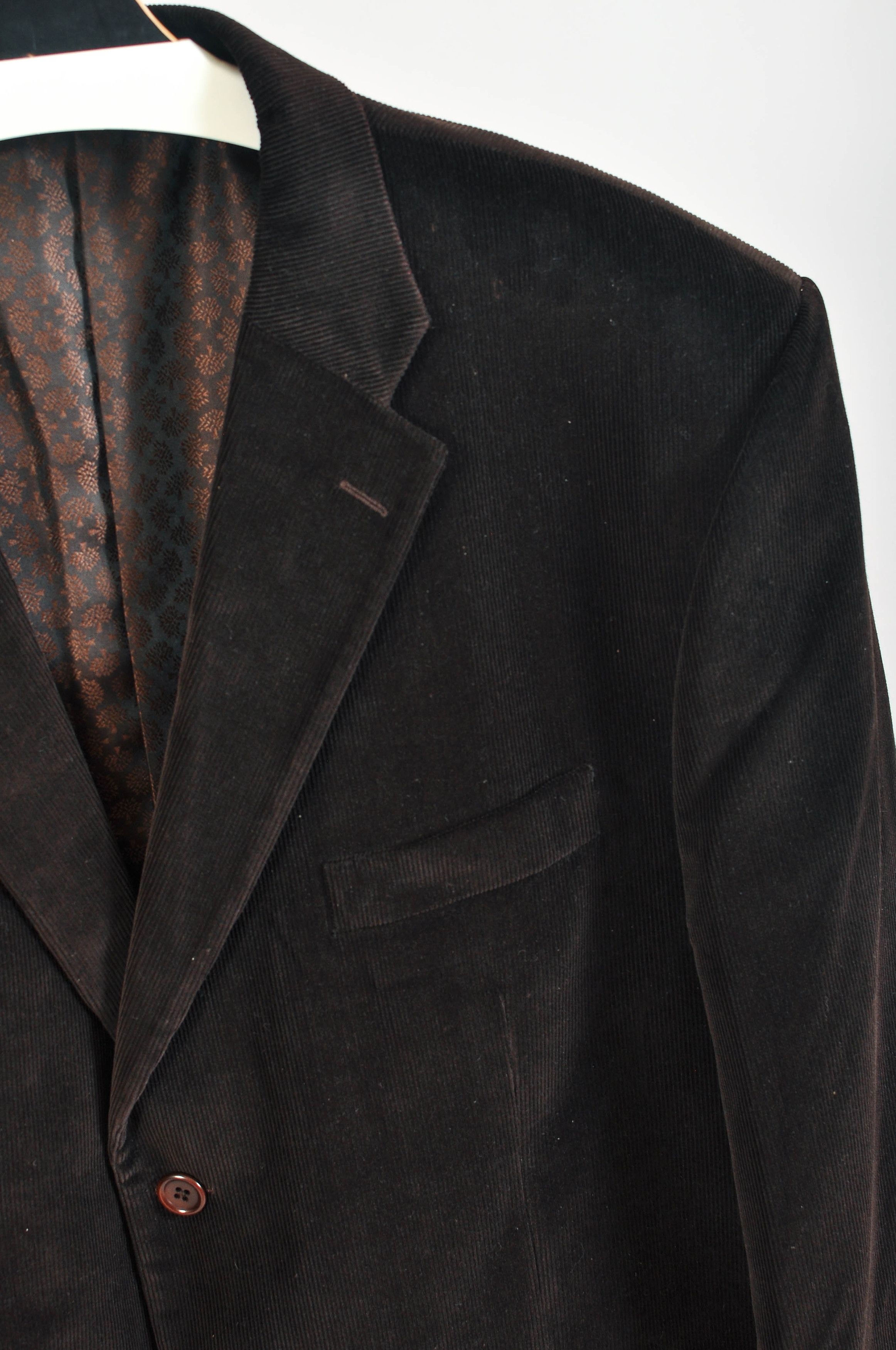 Mulberry Dark brown Mulberry corduroy blazer jacket Size 44R - 2 Thumbnail