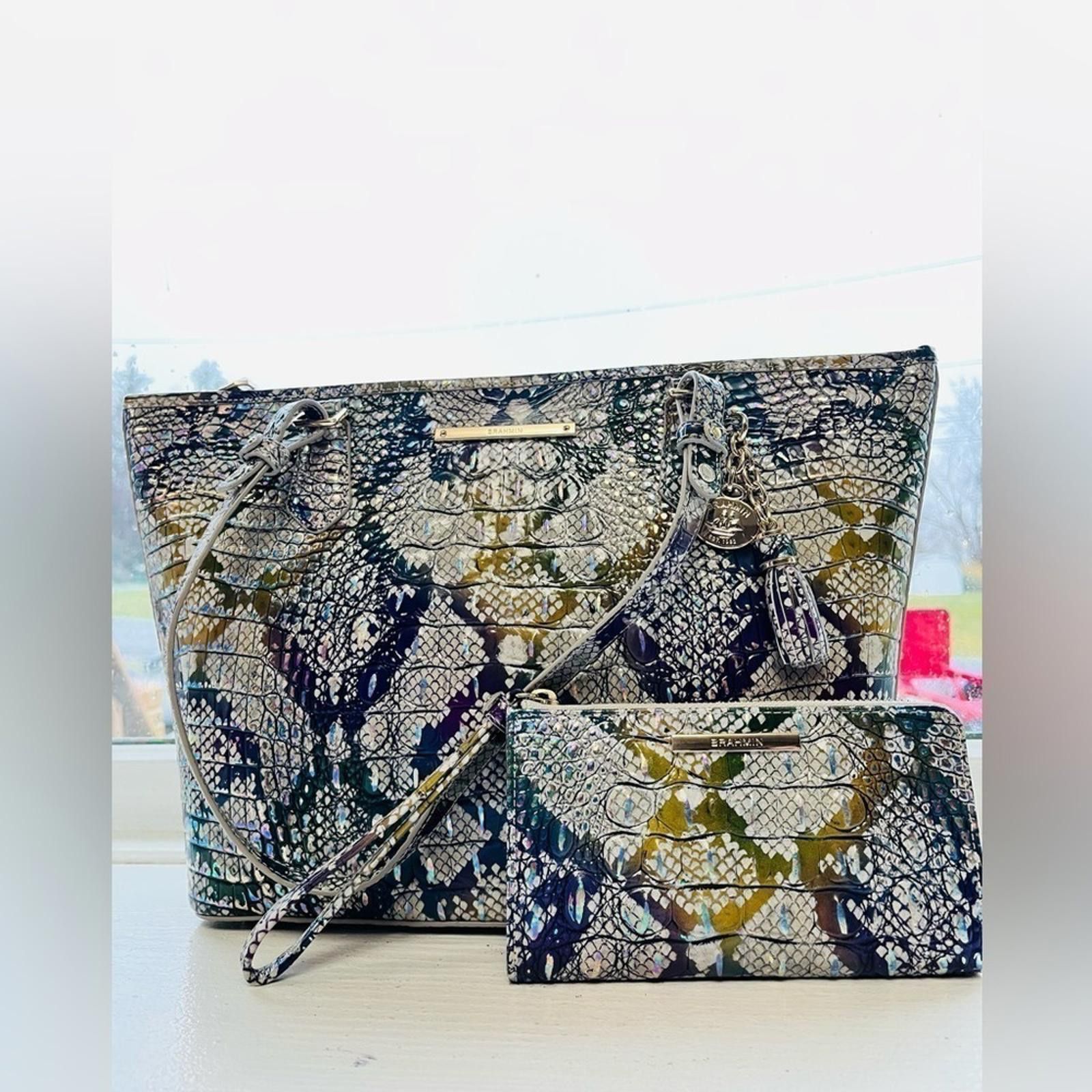 BRAHMIN Brahmin Asher Spellbound Melbourne With Marching Wallet Size ONE SIZE - 3 Thumbnail