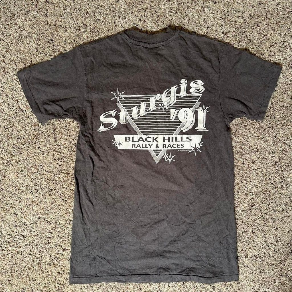 Harley Davidson RARE Black Hills Rally 1991 Harley Davidson tee Size US M / EU 48-50 / 2 - 2 Thumbnail