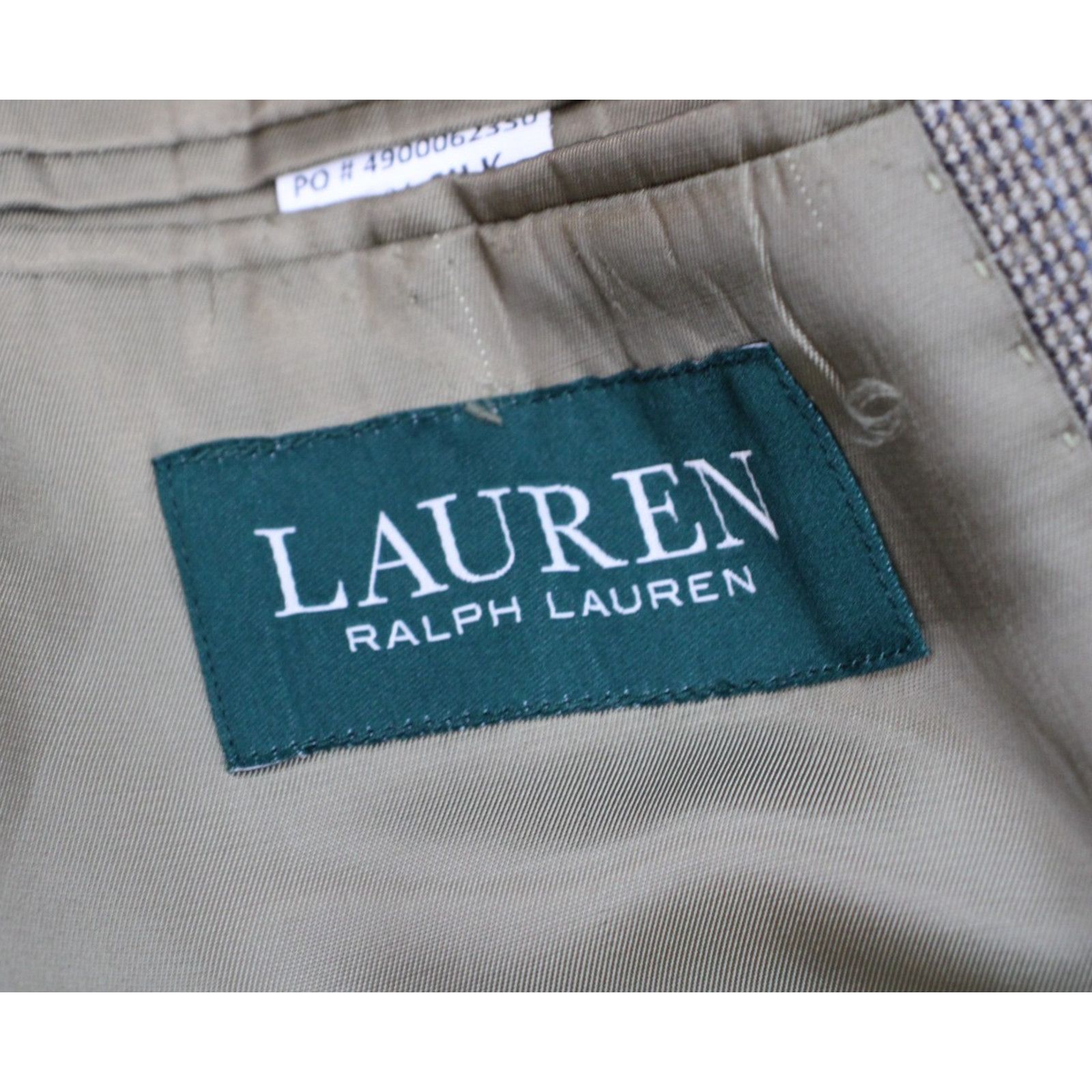Lauren Ralph Lauren Lauren Ralph Lauren Blazer Men 42R Houndstooth Silk Wool Size 42R - 5 Thumbnail