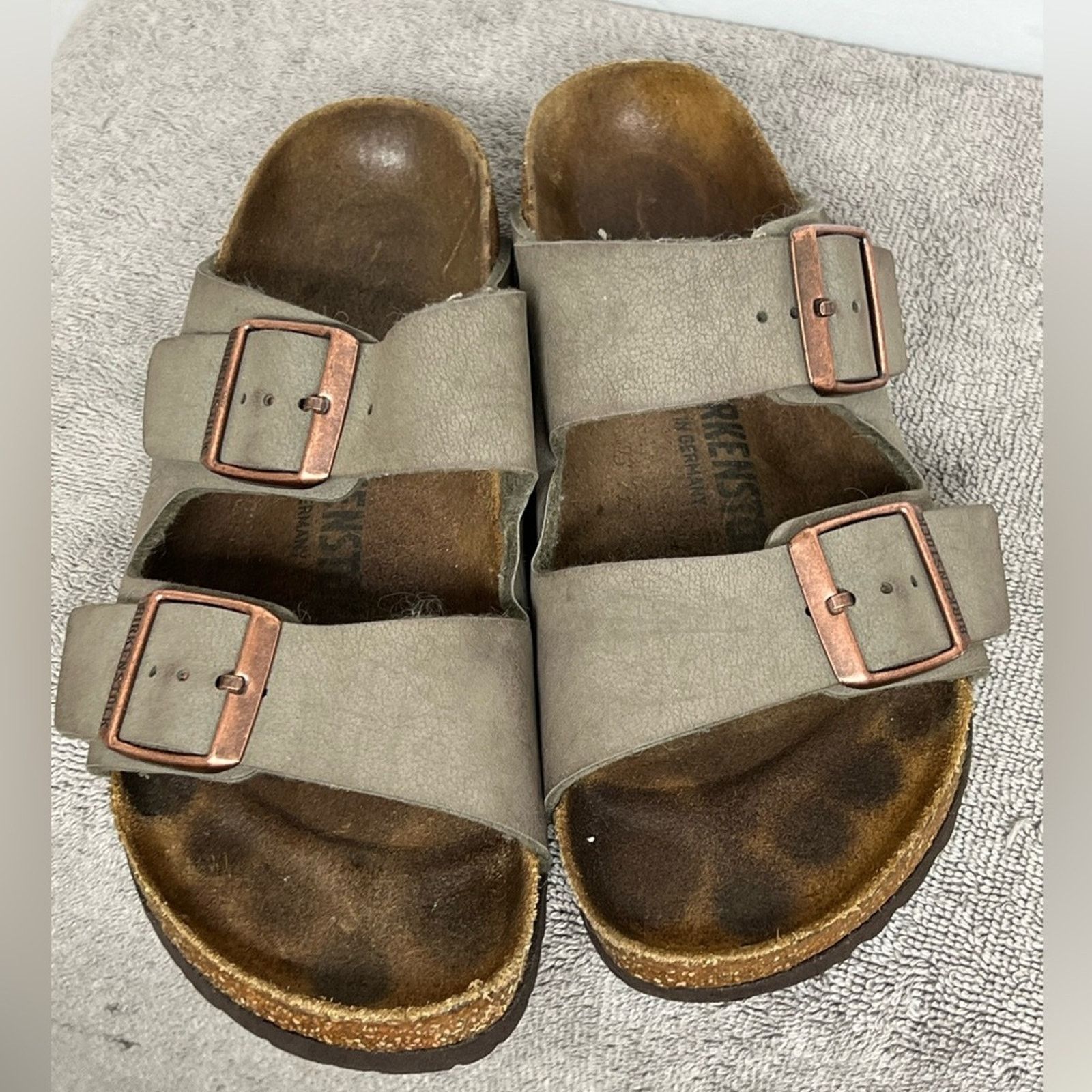 Birkenstock Birkenstock Arizona Womens SZ 6 EU 37 Sandals Oiled Leather Size US 6 / IT 36 - 3 Thumbnail