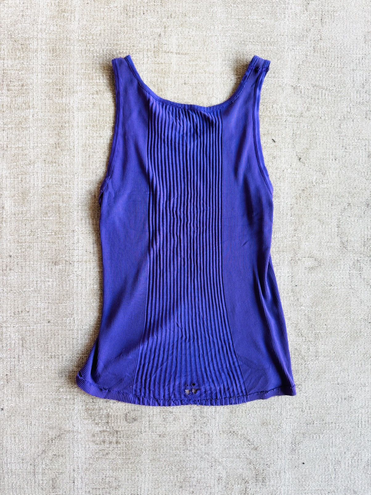Vintage Vintage European distressed tank top purple workwear sz m Size US M / EU 48-50 / 2 - 2 Thumbnail