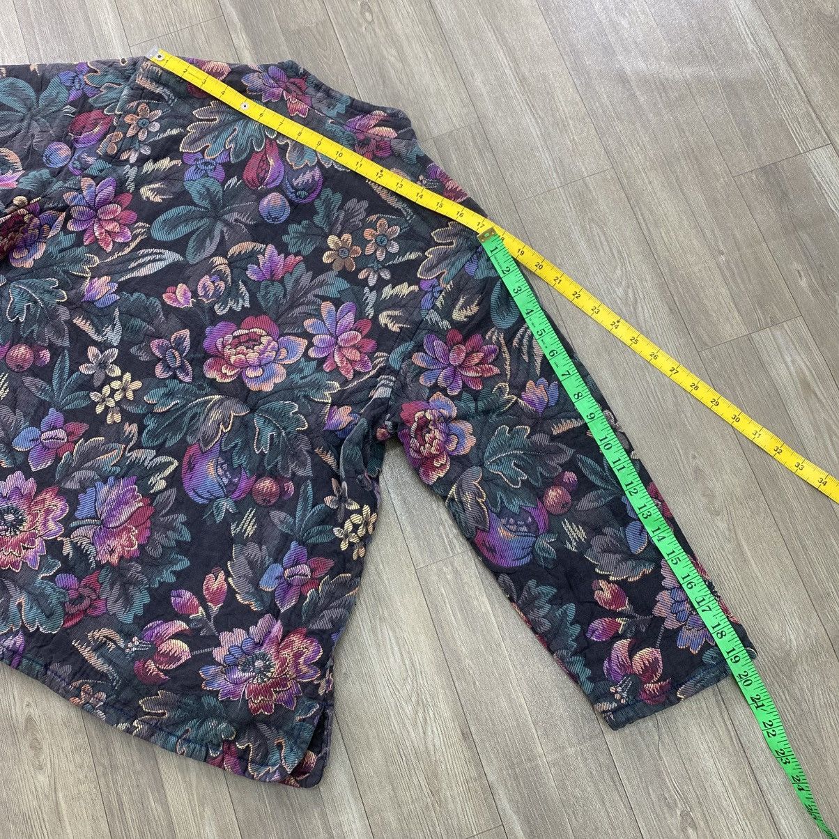 Yves Saint Laurent 1980s Vintage Yves Saint Lauren Florals YSL Boutique Blazers Size M / US 6-8 / IT 42-44 - 16 Thumbnail