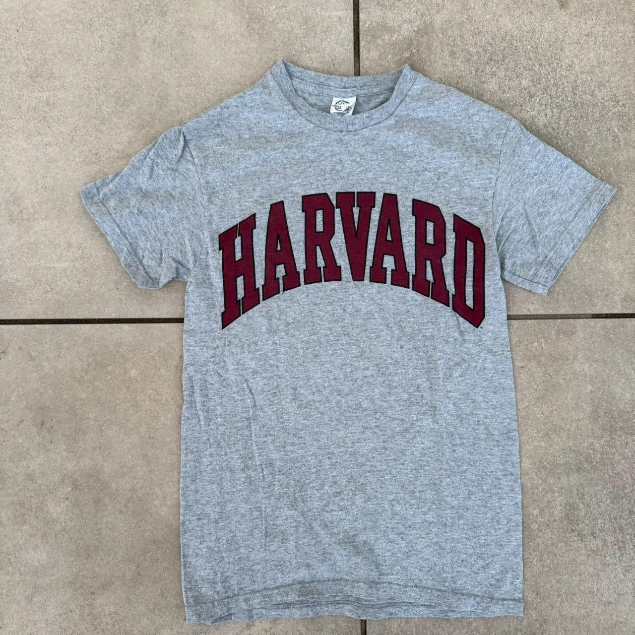 Vintage Harvard Vintage 90s College T shirt Spellout Grey Size US S / EU 44-46 / 1 - 3 Thumbnail