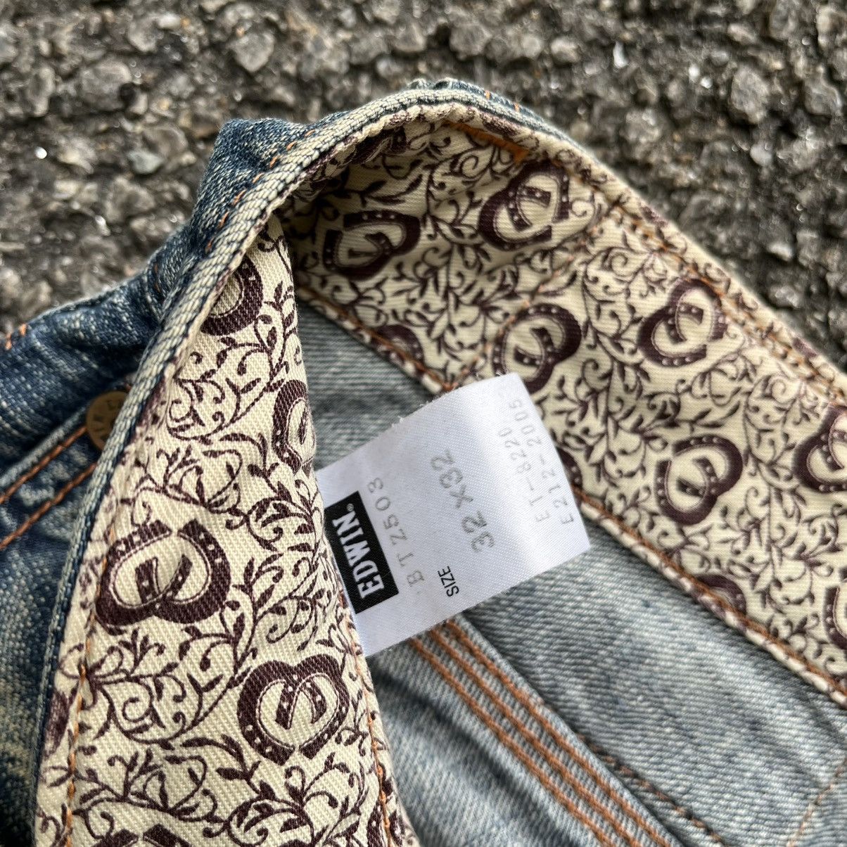 Hysteric Glamour Vintage Edwin 503 Rusty Faded Distressed Denim Jean Pants Size US 32 / EU 48 - 9 Thumbnail