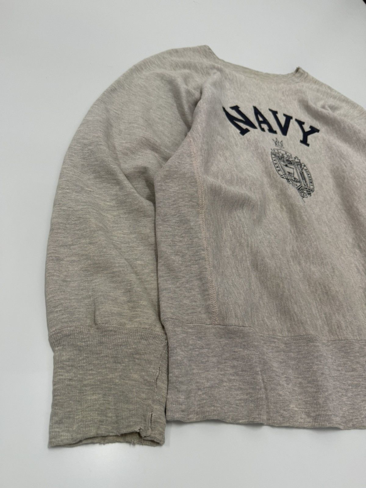 Champion 80s NAVY of Naval Academy R.Weaves Distress Rose Gold inside Size US M / EU 48-50 / 2 - 3 Thumbnail