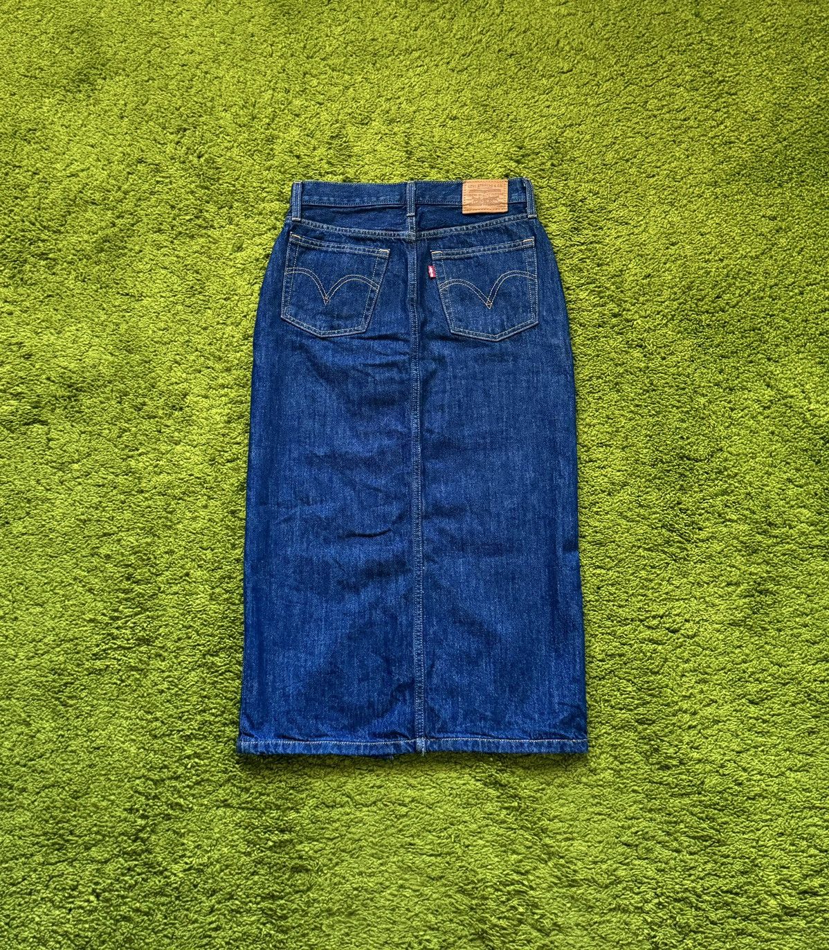 Designer × Levi's Levi’s premium denim midi skirt Size 27" / US 4 / IT 40 - 2 Thumbnail