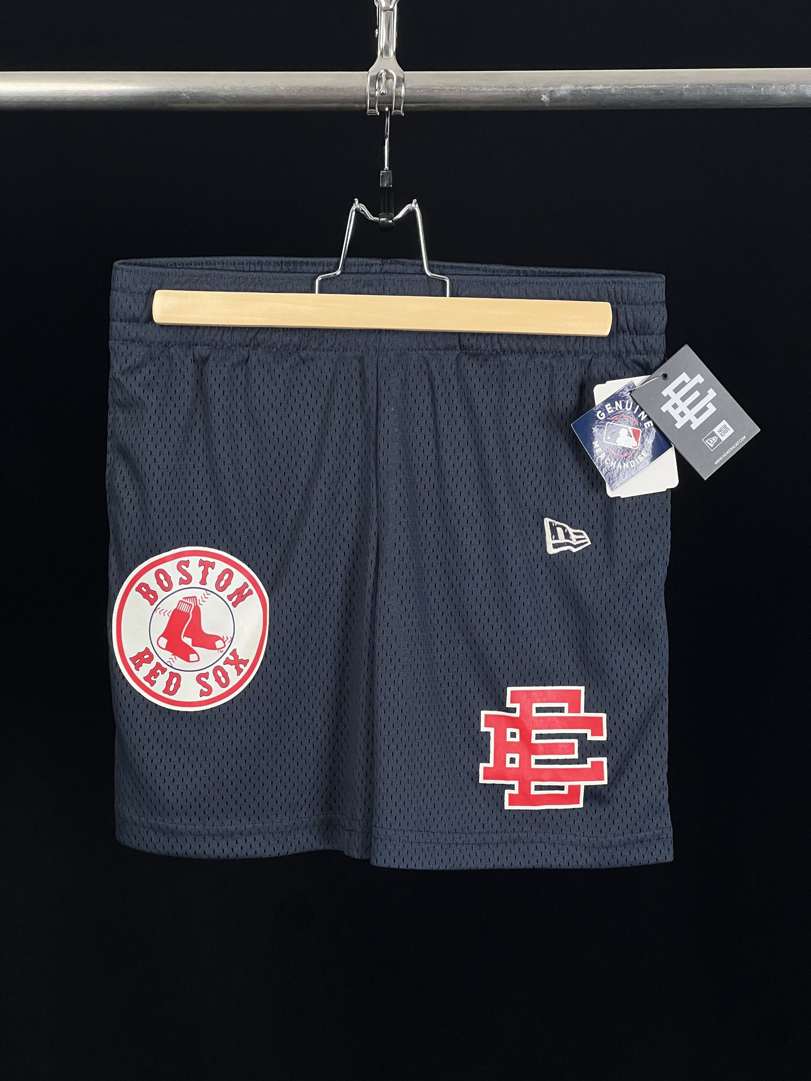 Eric Emanuel × New Era Brand New EE Basic Short Red Socks Boston Size S Size US 30 / EU 46 - 1 Thumbnail
