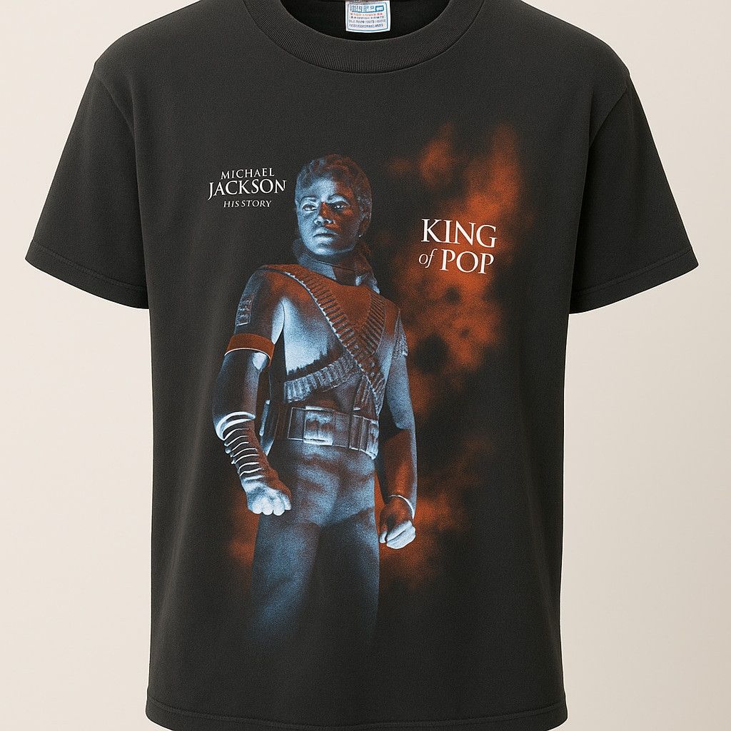 Michael Jackson Vintage Michael Jackson HIStory “King of Pop” Tour TShirt XL Size US XL / EU 56 / 4 - 2 Thumbnail