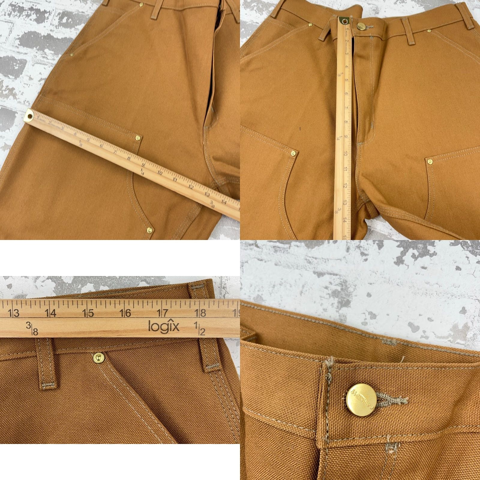 Carhartt Carhartt Pants Men 38x30 Brown Loose Fit Duck Canvas Double Knee USA Baggy 90s Workwear B01 Size US 38 / EU 54 - 9 Thumbnail