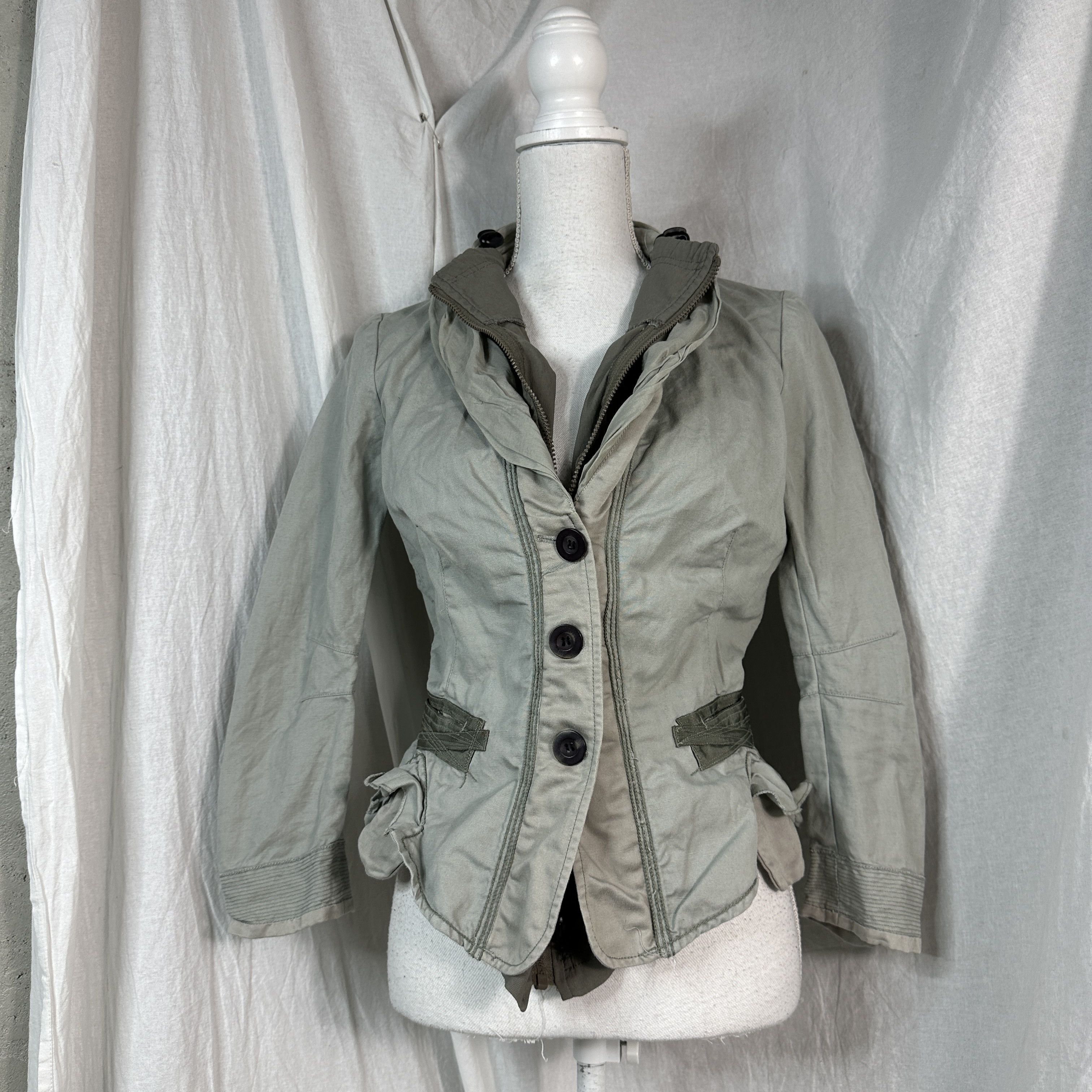 Marithe + Francois Girbaud × Vintage Vintage Marithe Francois Girbaud Utility Jacket Size S / US 4 / IT 40 - 10 Thumbnail