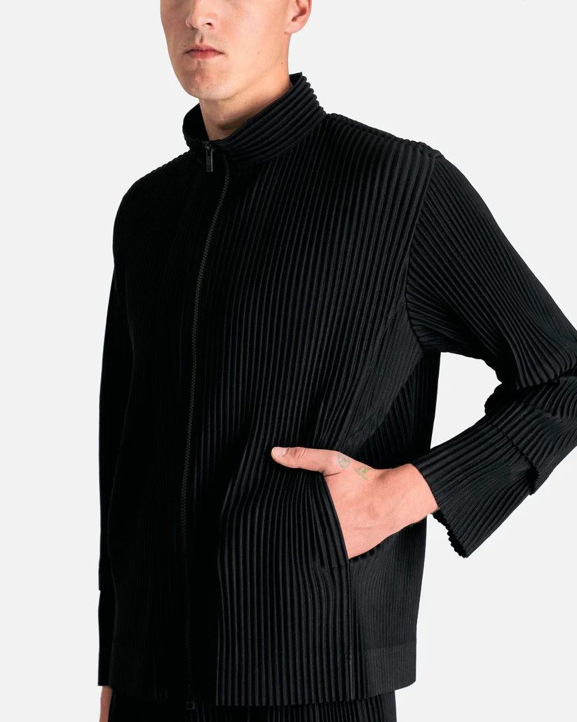 Homme Plisse Issey Miyake o1s1v1r1oon0925 Cargo Jacket in Black Size US L / EU 52-54 / 3 - 4 Thumbnail