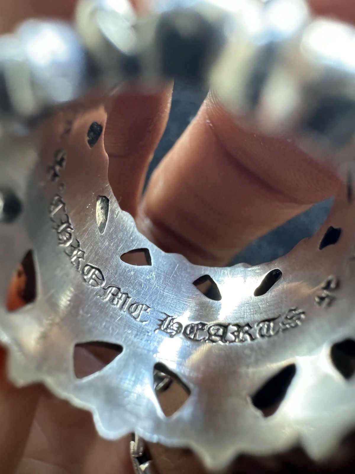 Chrome Hearts Chrome Hearts Cemetery Ring Size ONE SIZE - 8 Thumbnail