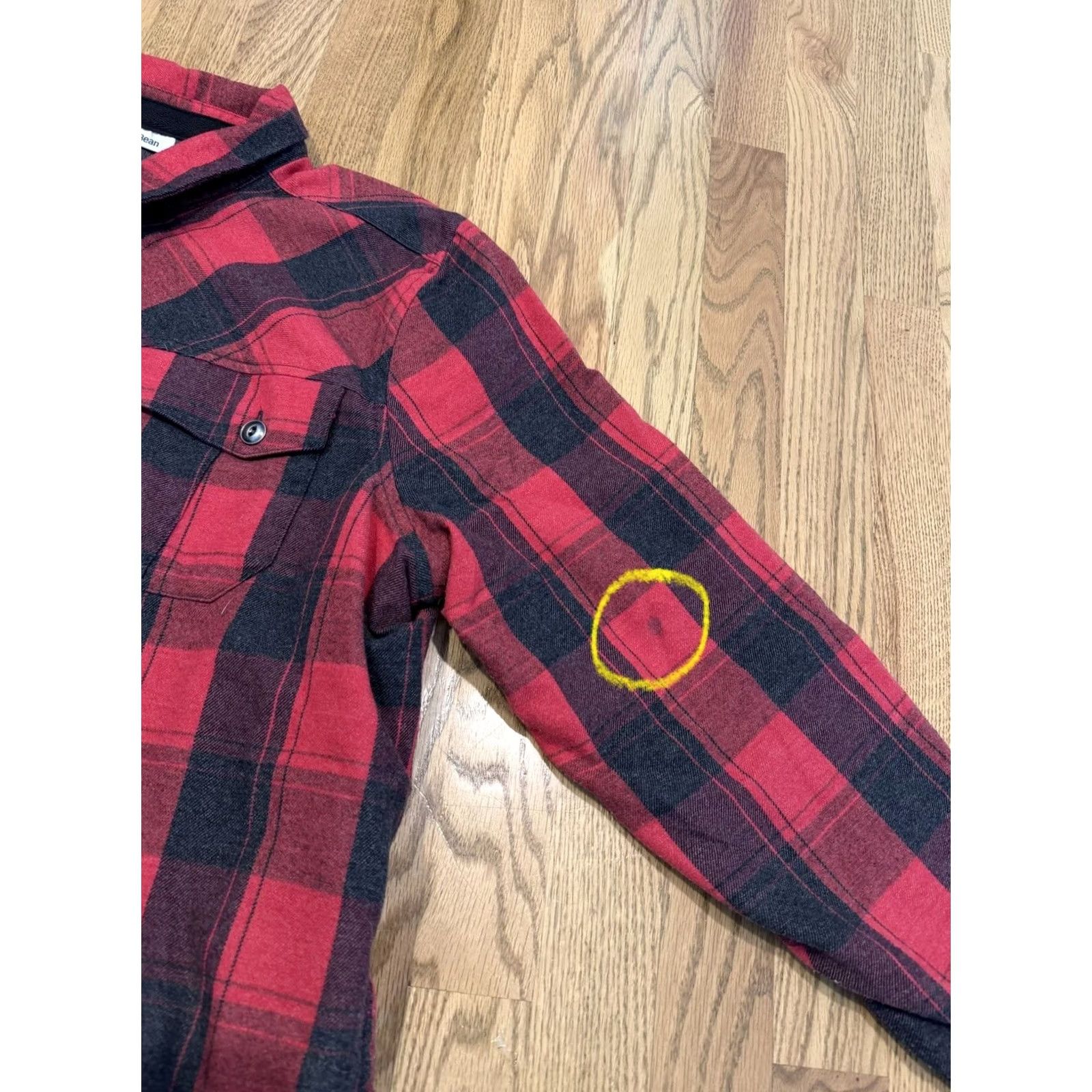 Vintage LL Bean Primaloft Plaid Flannel Wool blend Shacket Jacket Womens Large Size L / US 10 / IT 46 - 4 Thumbnail