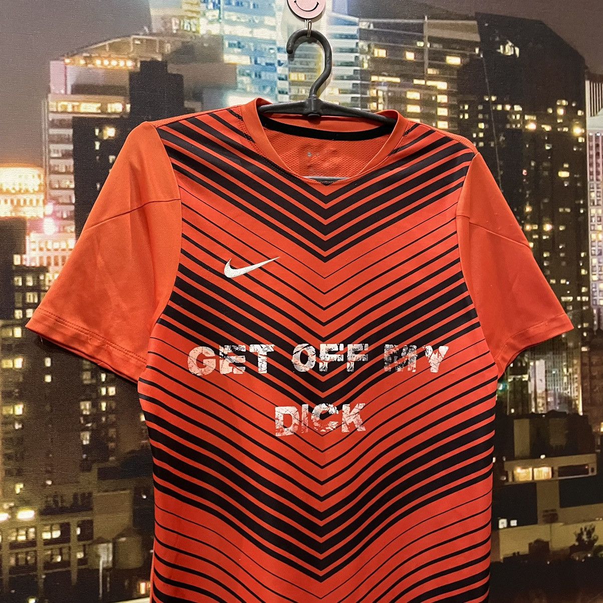 Nike VINTAGE 90S NIKE x GET OFF MY DICK PENIS FUNNY PORNO XXX Size US M / EU 48-50 / 2 - 2 Thumbnail