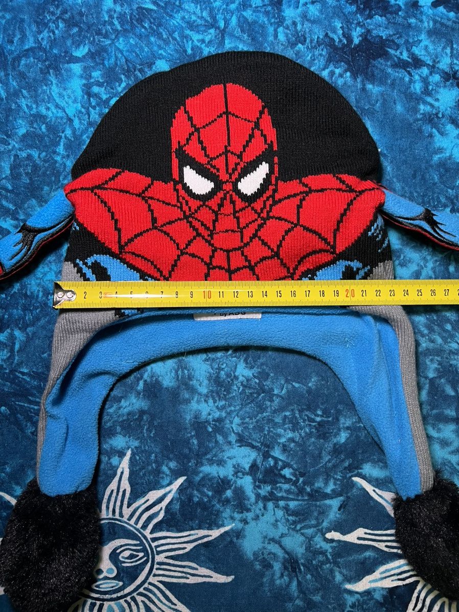 Marvel Comics SPIDER-MAN BIG LOGO MARVEL BEANIE HATS Y2K DRILL 90s Size ONE SIZE - 17 Thumbnail