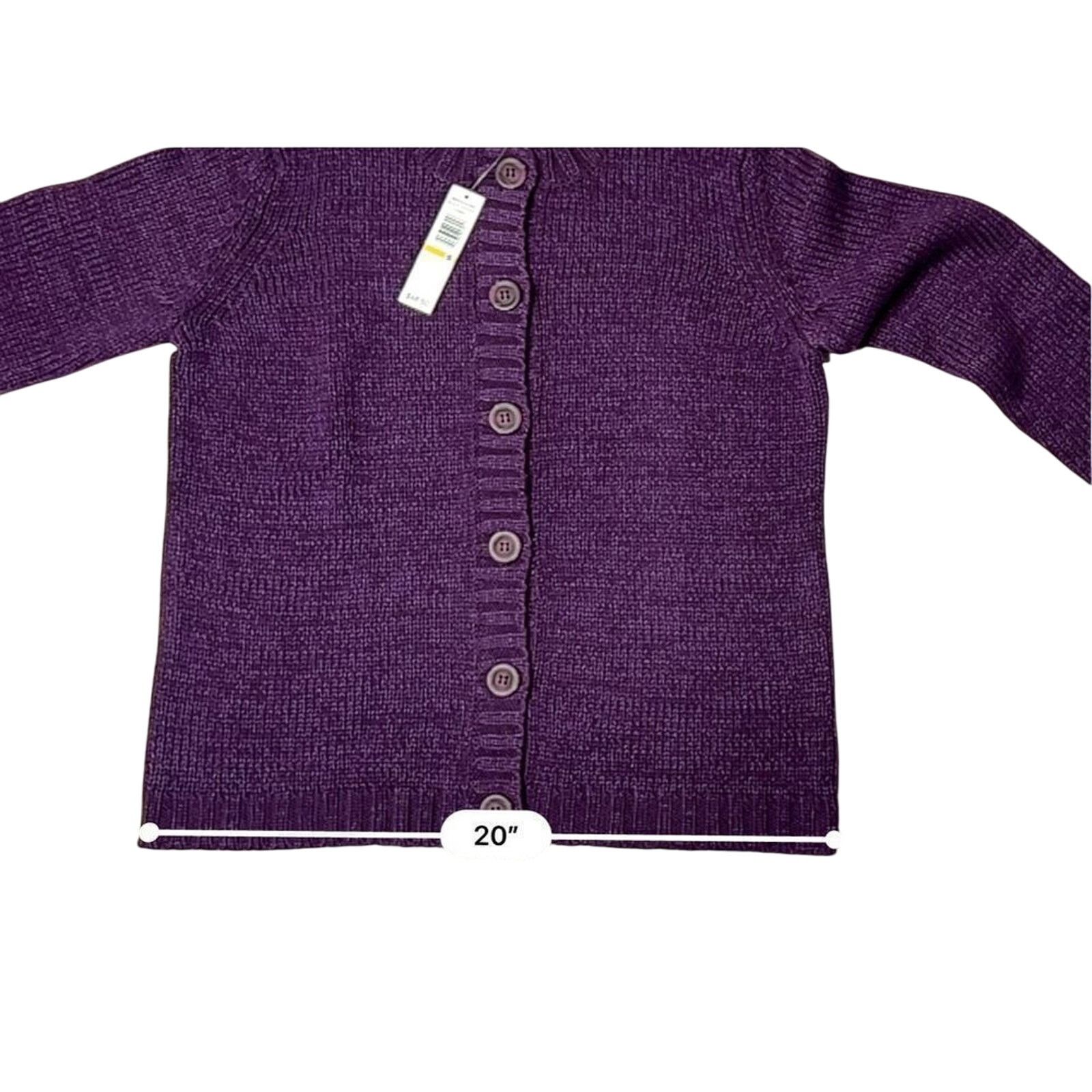 Other Erika Purple Button Up Cardigan Sweater SMALL NWT Academia Size S / US 4 / IT 40 - 4 Thumbnail
