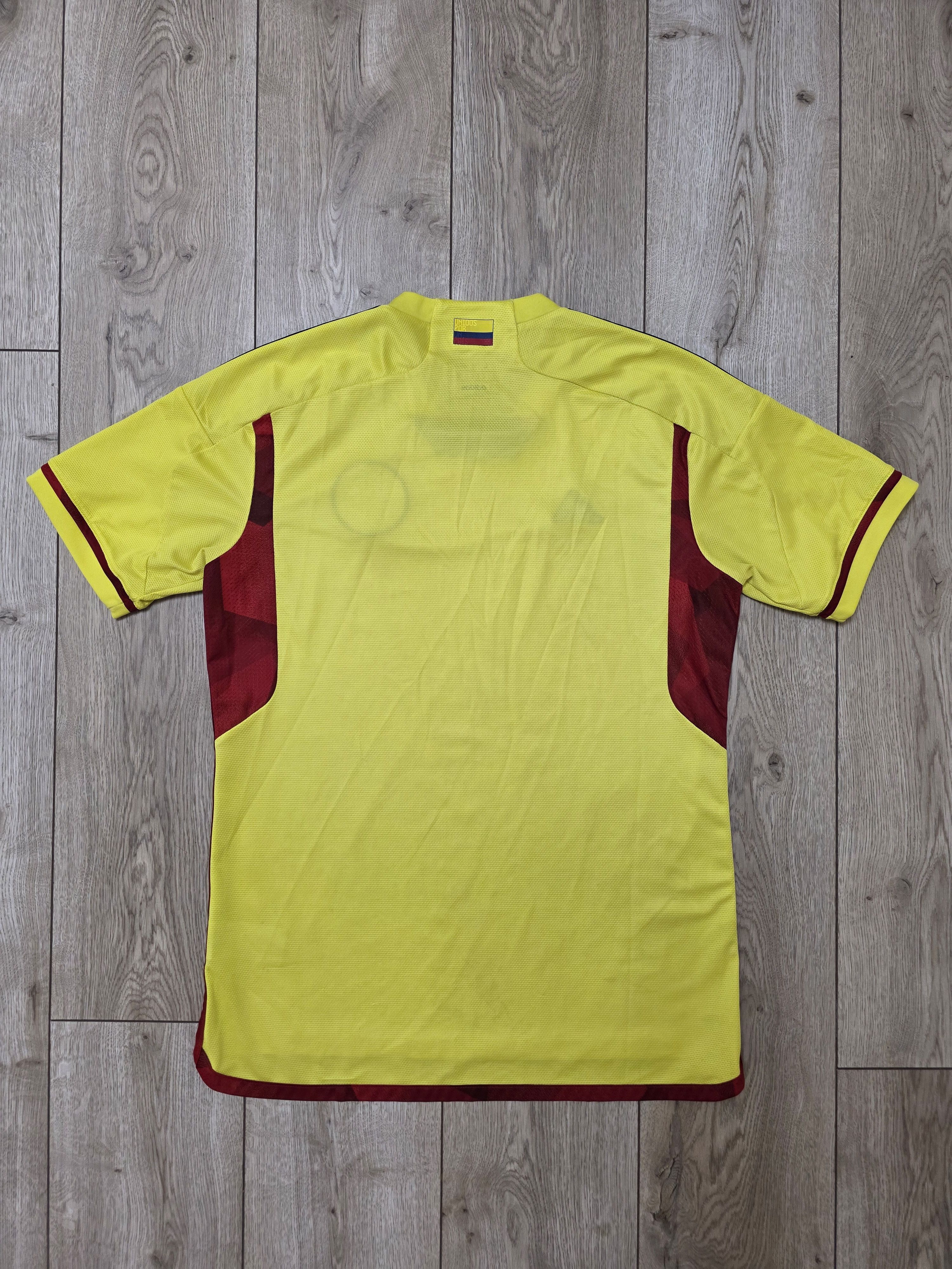 Adidas COLOMBIA 2022 2023 HOME FOOTBALL SHIRT SOCCER JERSEY Size US L / EU 52-54 / 3 - 2 Thumbnail