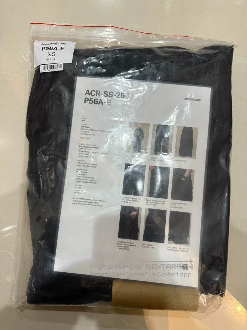 Acronym Acronym size XS trousers Size US 33 - 6 Thumbnail
