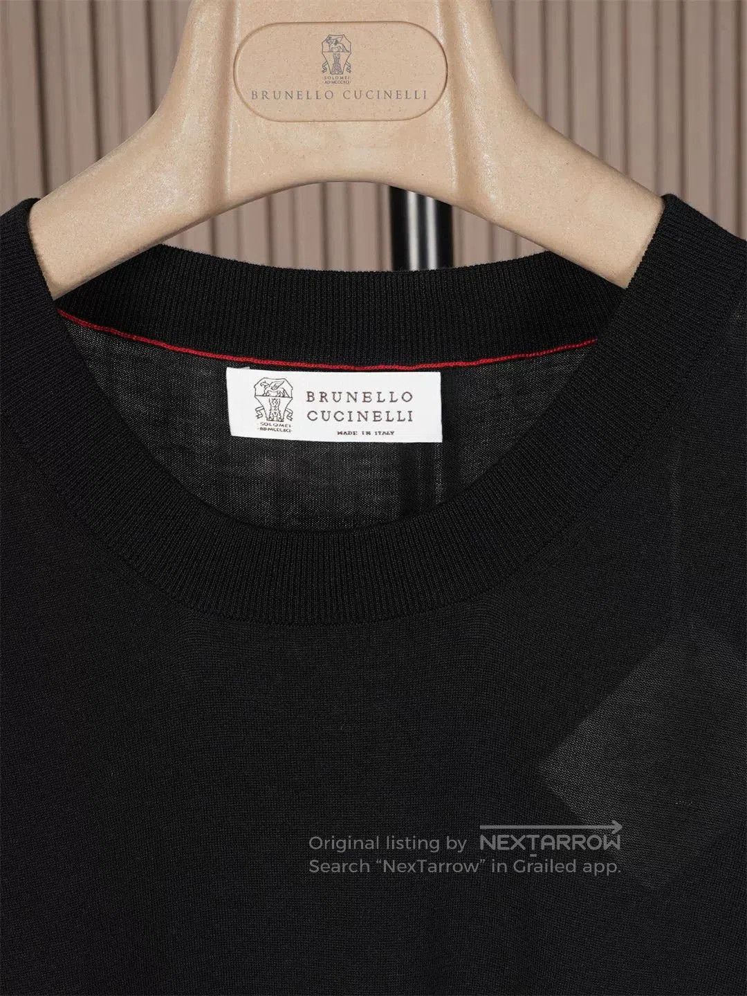 Brunello Cucinelli Brunello Cucinelli Men's Silk Knit T. Size US M / EU 48-50 / 2 - 2 Thumbnail