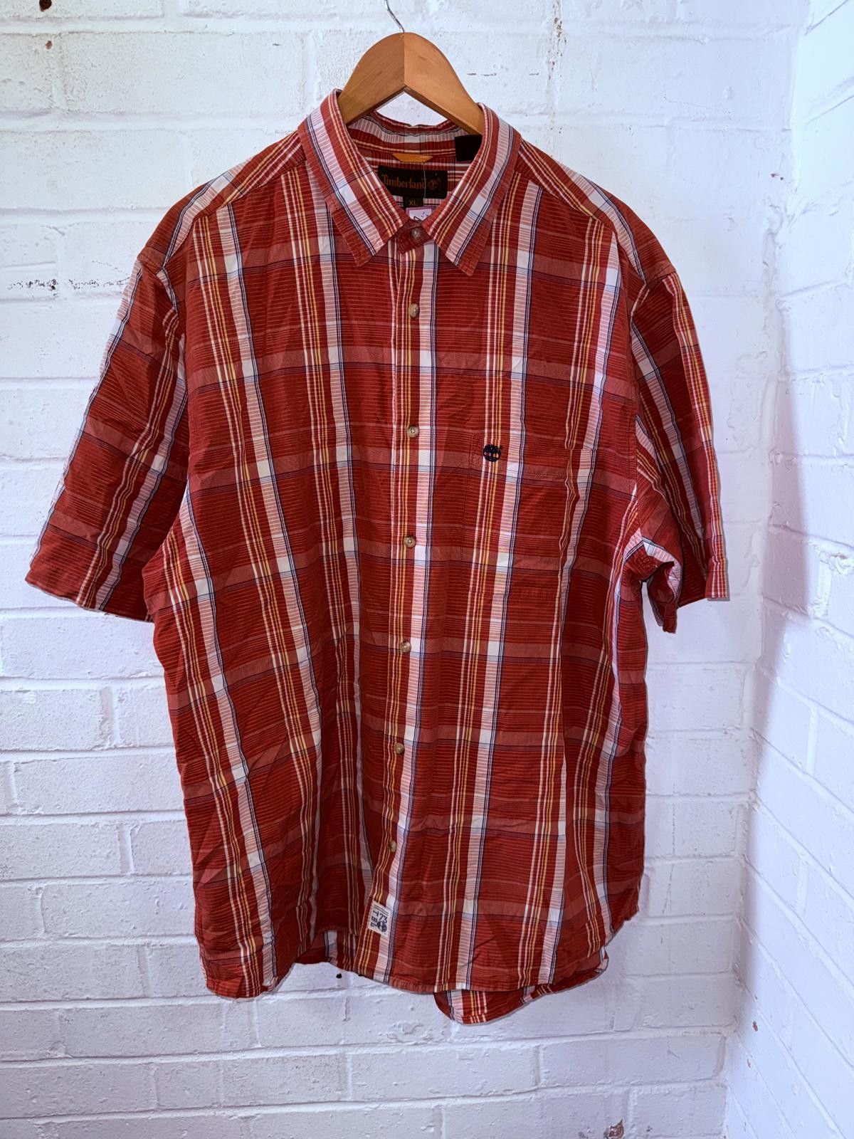 Timberland Timberland Red Plaid Shirt - XL Size US XL / EU 56 / 4 - 1 Thumbnail