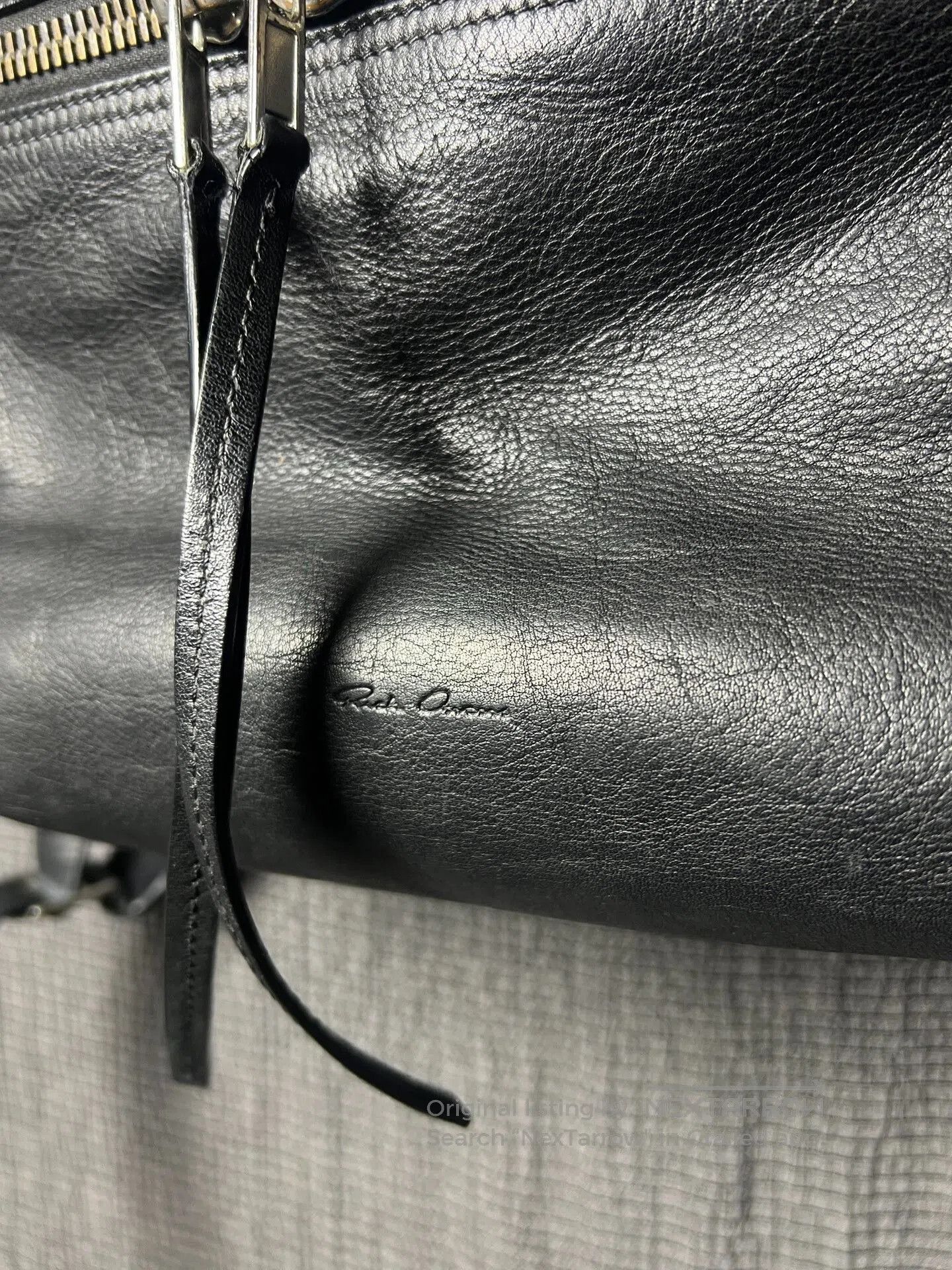 Rick Owens Rick Owens 18ss Pebbled Leather Backpack. Size ONE SIZE - 9 Thumbnail