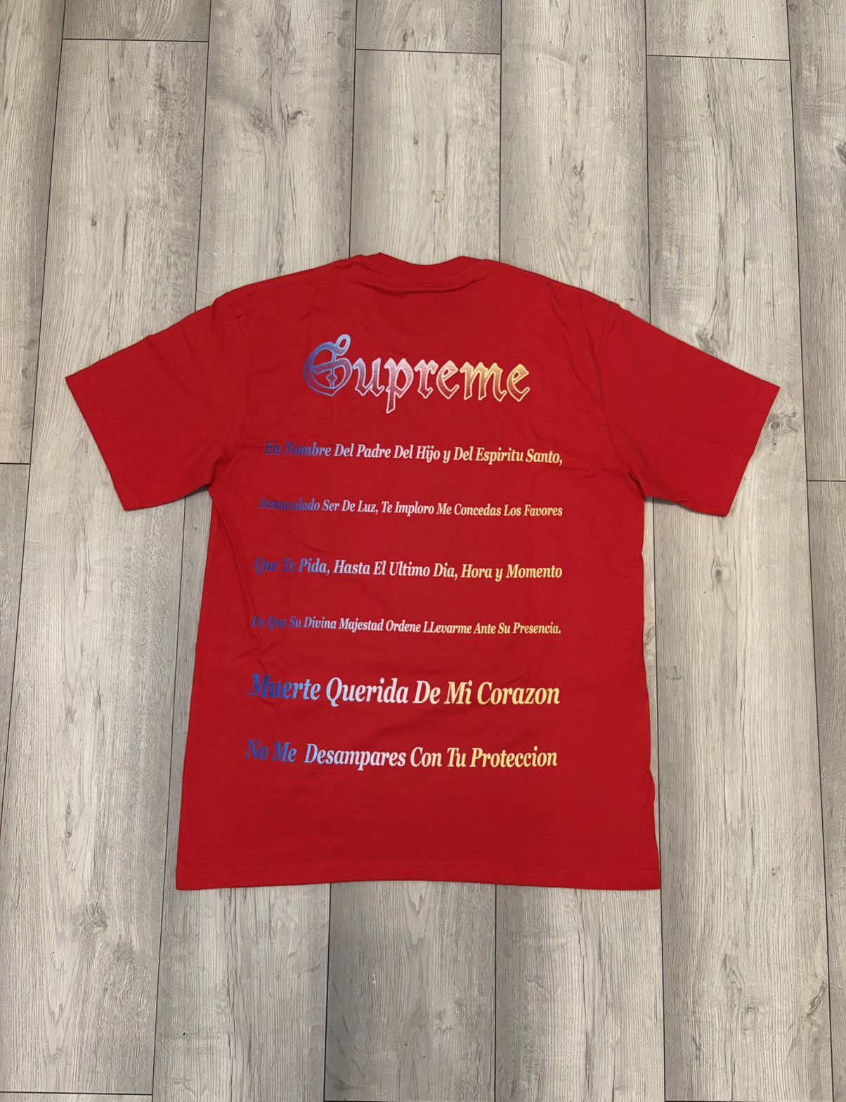 Supreme Supreme SS26 Grim Reaper Tee Red - Size M Size US M / EU 48-50 / 2 - 2 Thumbnail