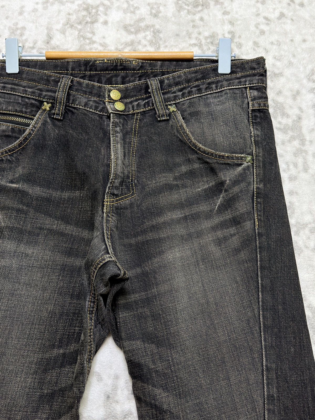 Lee Vintage Lee Flared Claw Mark Honey Comb Spiral leg Denim Size US 32 / EU 48 - 5 Thumbnail