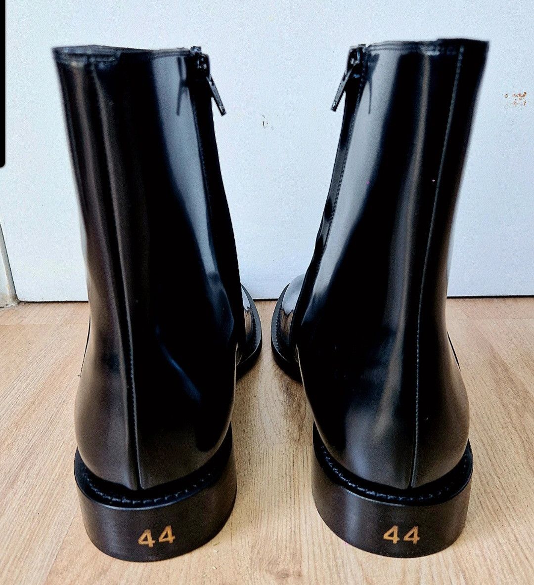 Balenciaga Balenciaga boots in black varnished calfskin brilliant Size US 11 / EU 44 - 1 Thumbnail