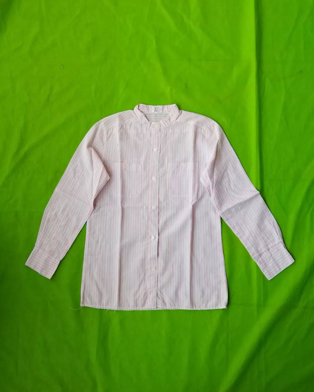 Japanese Brand × Vintage Vintage IT Micalady Inc Striped Woman Shirt Size S / US 4 / IT 40 - 2 Thumbnail