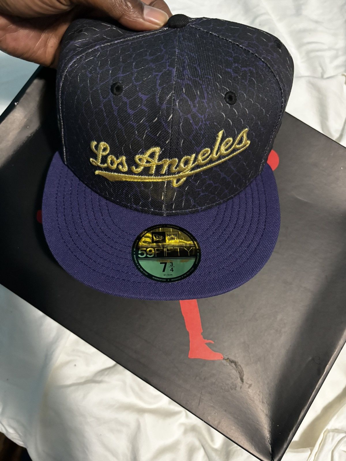 New Era MAMBA DAY 2TONE DODGERS 8X CHAMP Size 34 - 1 Thumbnail