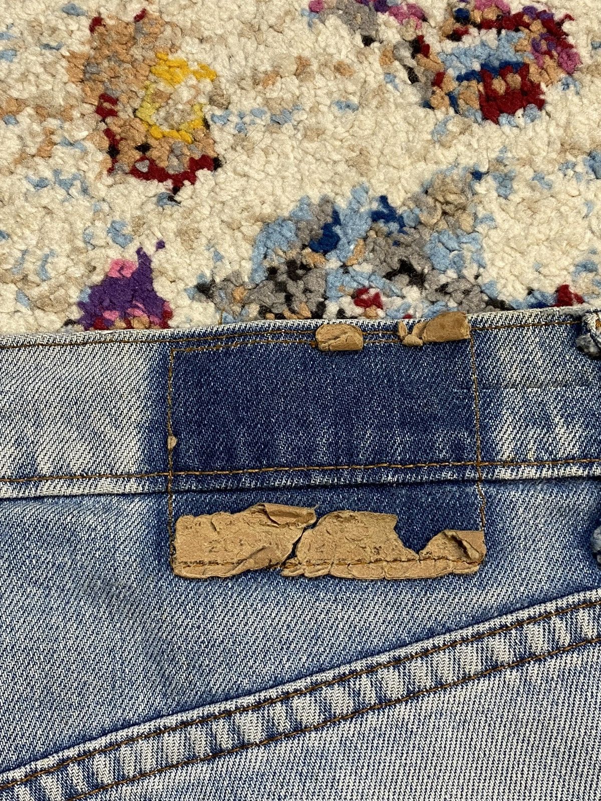 Levi's 80s Orange Tab Levi's non selvedge 347 Rindem Blue Jeans W32 Size US 32 / EU 48 - 15 Thumbnail