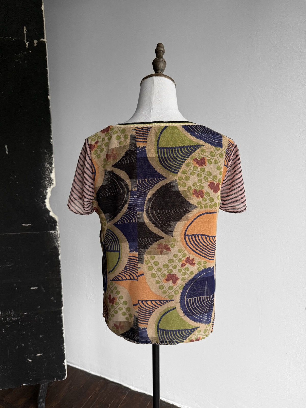 Scotch & Soda Scotch&Soda Womens Multicolor Short Sleeve Top Blouse Size S / US 4 / IT 40 - 2 Thumbnail