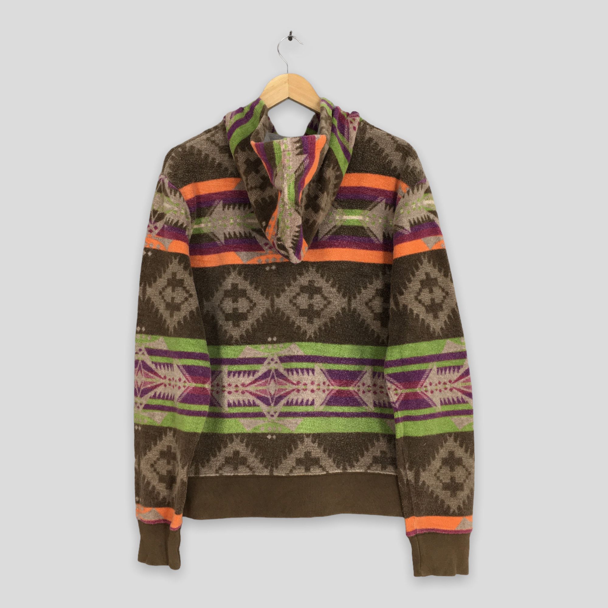 Denim & Supply Ralph Lauren × Polo Ralph Lauren × RRL Ralph Lauren Vintage Polo Ralph Lauren Aztec Navajo Sweatshirt Medium Size US M / EU 48-50 / 2 - 8 Thumbnail