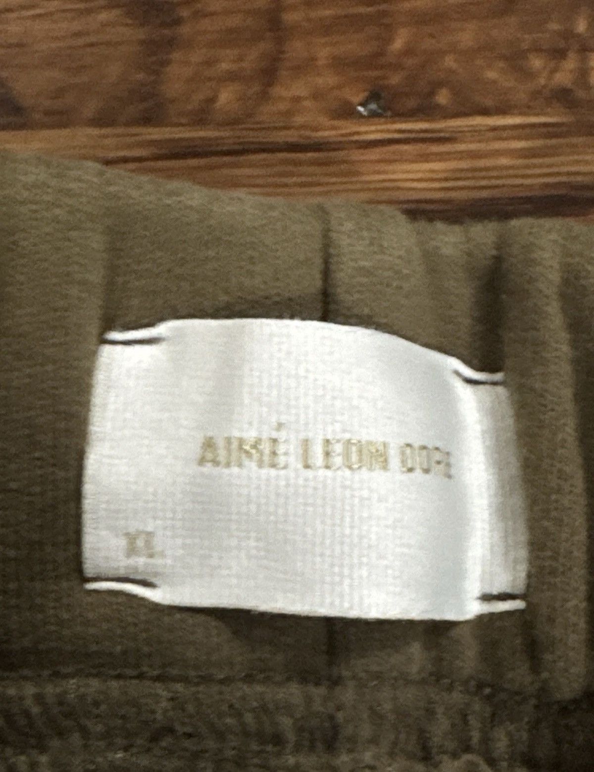 Aime Leon Dore Aime Leon Dore Olive Green Floral Embroidered Sweatpants XL Size US 36 / EU 52 - 3 Thumbnail