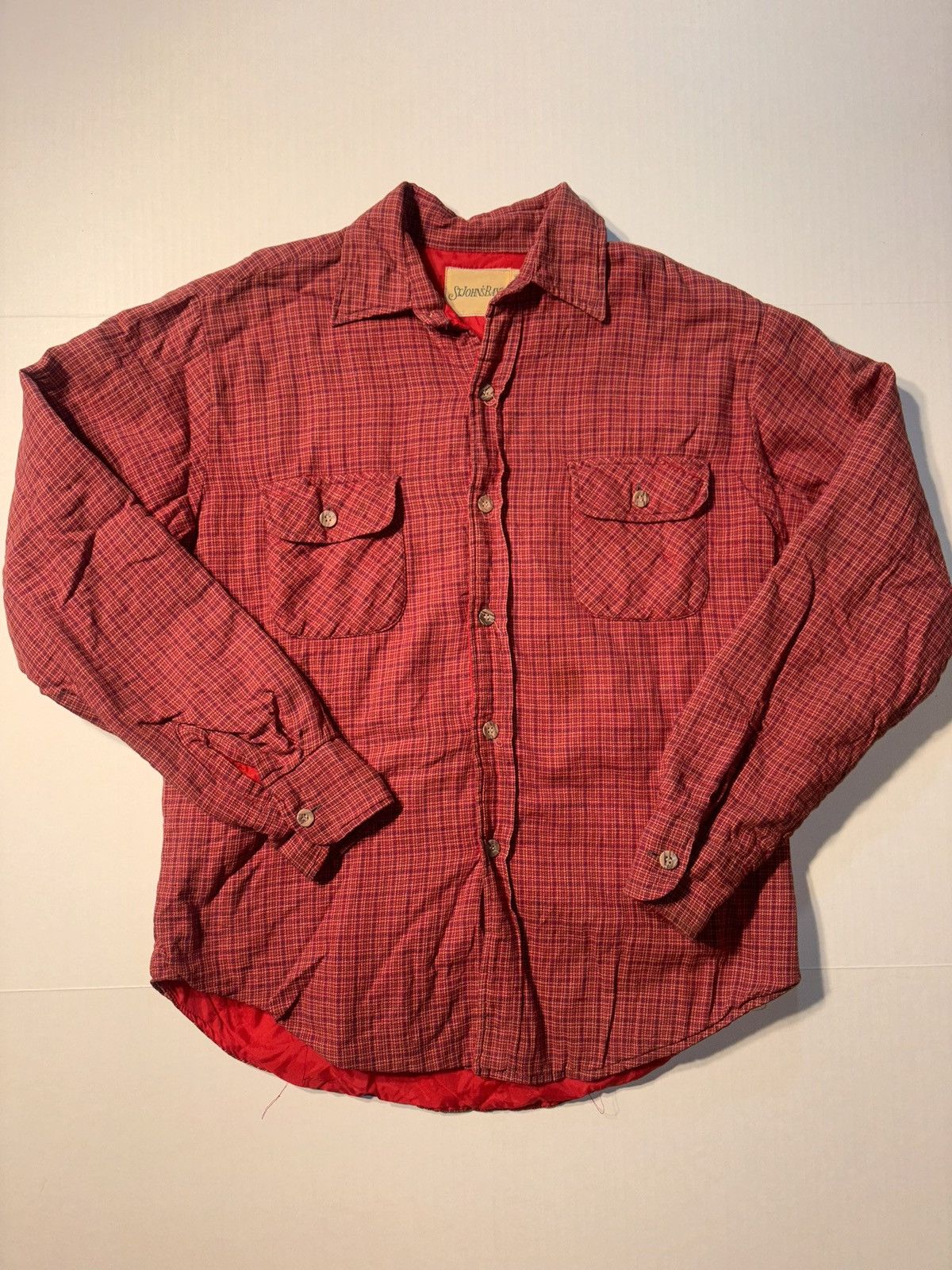 St. Johns Bay Vtg St John’s Bay Insulated Lined Shirt Jacket Flannel 90’s Size US M / EU 48-50 / 2 - 1 Thumbnail