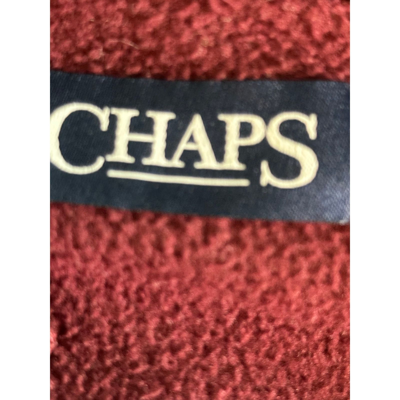 Chaps Chaps burgundy full zippered fleece vest size Medium Size US M / EU 48-50 / 2 - 3 Thumbnail