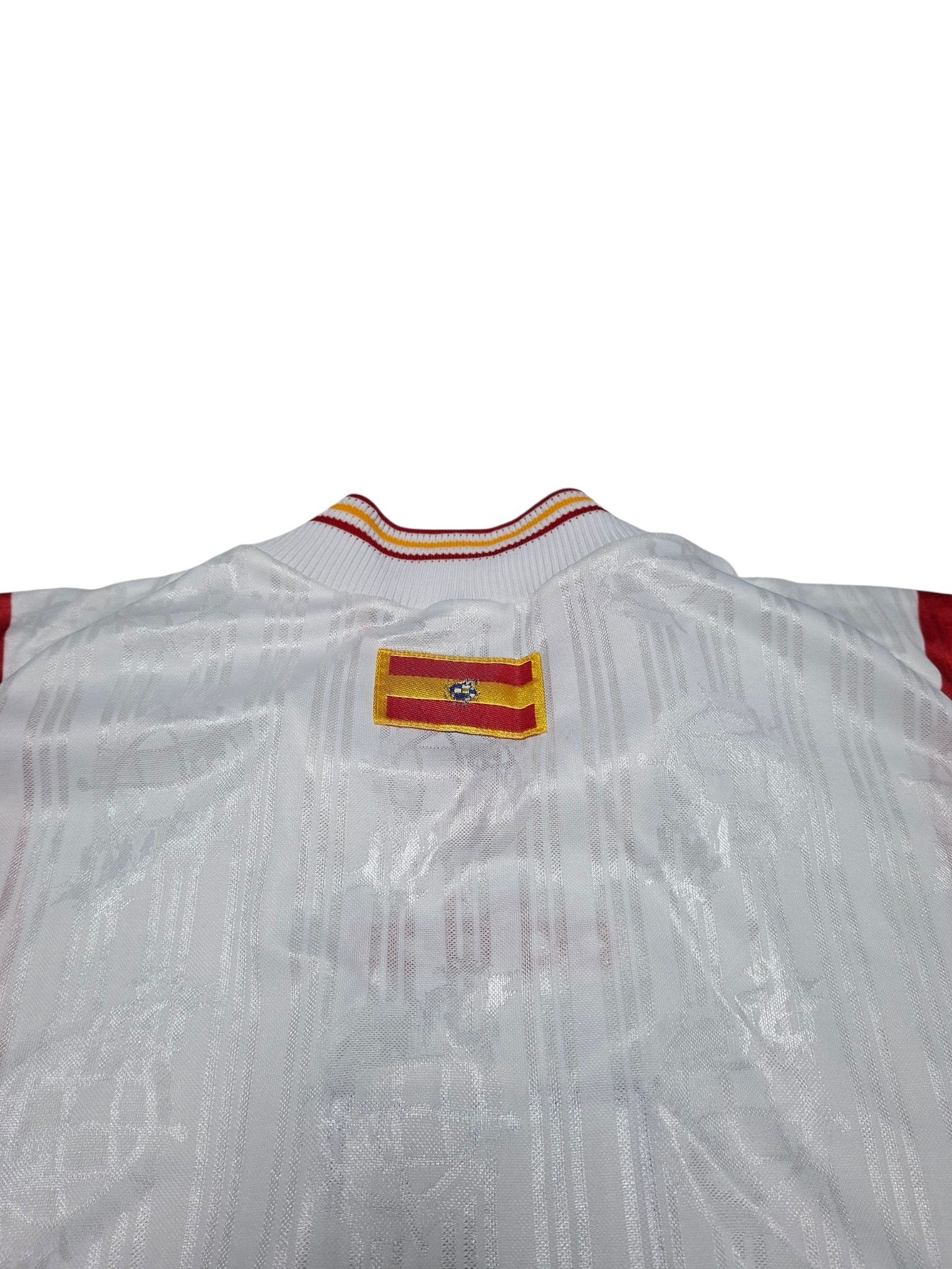 Adidas SPAIN ADIDAS VINTAGE 1994 MADE IN SPAIN SOCCER JERSEY Size US L / EU 52-54 / 3 - 5 Thumbnail
