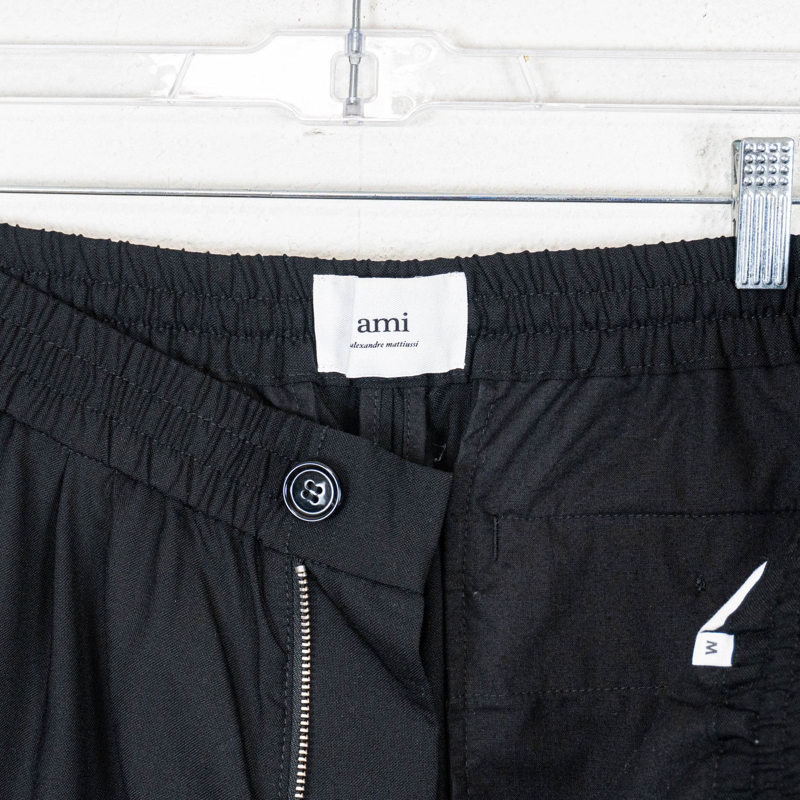 AMI AMI Alexandre Mattiussi Cropped Pleated wool Trousers M Slim Size US 30 / EU 46 - 8 Thumbnail